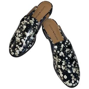Lucky Brand Ladies Christly Floral Print Mules Size 8M New